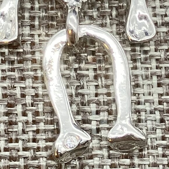 Halloween Articulated Skeleton Necklace Pendant 18 In Silver Rhinestone Bling - Picture 9 of 12